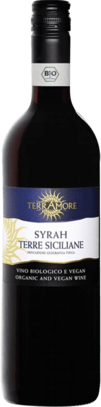 8,95 € Free Shipping | Red Wine Massucco TerrAmore I.G.T. Terre Siciliane Sicily Italy Syrah — Shiraz Bottle 75 cl