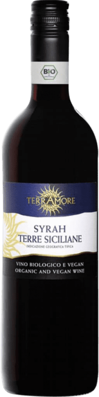 9,95 € Envío gratis | Vino tinto Massucco TerrAmore I.G.T. Terre Siciliane Sicilia Italia Syrah Botella 75 cl