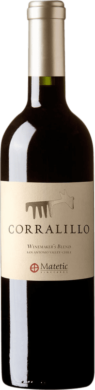 35,95 € Envoi gratuit | Vin Rouge Matetic Corralillo Blend — Assemblage I.G. Valle de Casablanca Chili Syrah 75 cl