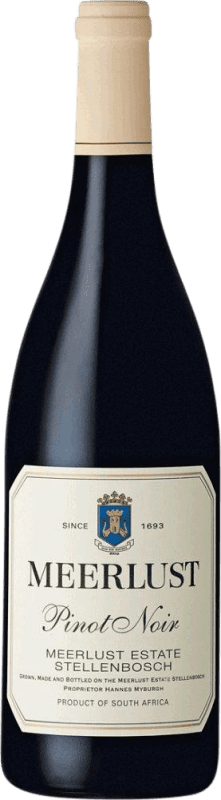 33,95 € Бесплатная доставка | Красное вино Meerlust I.G. Stellenbosch Стелленбош Южная Африка Pinot Black бутылка 75 cl