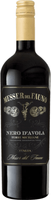 9,95 € Free Shipping | Red wine Messer del Fauno D.O.C. Sicilia Sicily Italy Nero d'Avola Bottle 75 cl