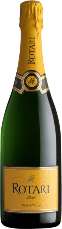 35,95 € Spedizione Gratuita | Spumante bianco Mezzacorona Rotari Brut D.O.C. Trentino Trentino Italia Bottiglia 75 cl