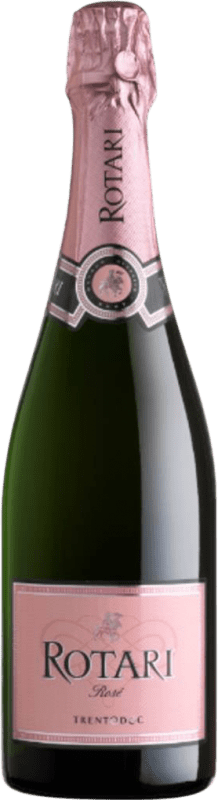 19,95 € Envio grátis | Espumante rosé Mezzacorona Rotari Rosé Brut D.O.C. Trentino Trentino Itália Garrafa 75 cl