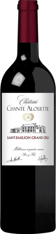 29,95 € Бесплатная доставка | Красное вино Michel Chapoutier Château Chante Alouette A.O.C. Saint-Émilion Grand Cru Бордо Франция Merlot, Cabernet Franc бутылка 75 cl