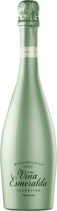 13,95 € Spedizione Gratuita | Spumante Bianco Miguel Torres Viña Esmeralda Sparkling — Spumante D.O. Catalunya Catalogna Spagna Moscatel — Moscato Bottiglia 75 cl