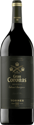 46,95 € Бесплатная доставка | Красное вино Miguel Torres Gran Coronas D.O. Penedès Каталония Испания Cabernet Sauvignon, Nebbiolo бутылка Магнум 1,5 L