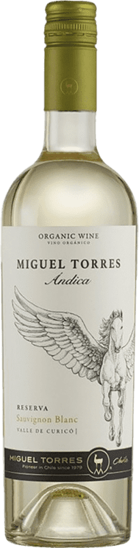 10,95 € Spedizione Gratuita | Vino bianco Miguel Torres Andica I.G. Valle Central Central Valley Chile Sauvignon Bianca Bottiglia 75 cl