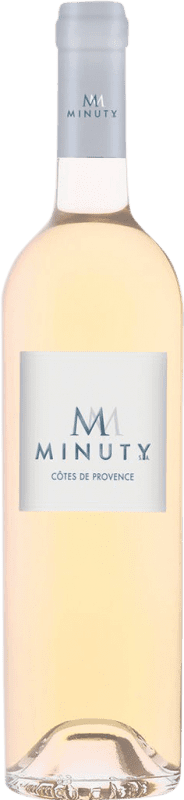 17,95 € Spedizione Gratuita | Vino Bianco Château Minuty M Cuvée A.O.C. Côtes de Provence Provenza Francia Nebbiolo, Rolle, Ugni Bottiglia 75 cl