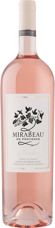 34,95 € Kostenloser Versand | Roséwein Le Mirabeau Klassisch, Rosé A.O.C. Côtes de Provence Frankreich Garnacha — Grenache, Nebbiolo Magnumflasche 1,5 L