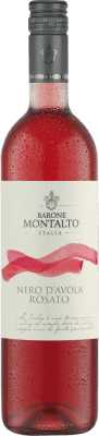 8,95 € 免费送货 | 玫瑰酒 Mondo del Vino Rosato D.O.C. Sicilia 西西里岛 意大利 Nero d'Avola 瓶子 75 cl