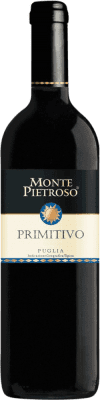 7,95 € Бесплатная доставка | Красное вино Monte Pietroso I.G.T. Puglia Апулия Италия Primitivo бутылка 75 cl