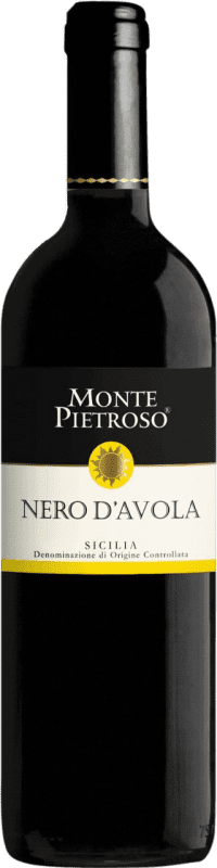 7,95 € 送料無料 | 赤ワイン Monte Pietroso D.O.C. Sicilia シチリア島 イタリア Nero d'Avola 75 cl