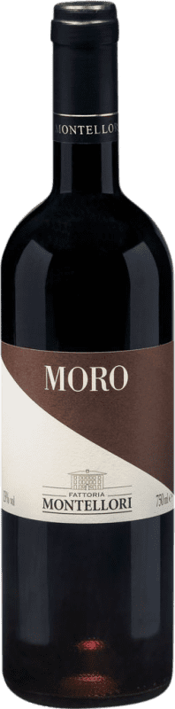 13,95 € Free Shipping | Red wine Montellori Moro I.G.T. Toscana Tuscany Italy Merlot, Cabernet Sauvignon, Sangiovese Bottle 75 cl