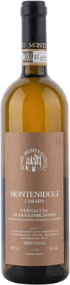 35,95 € Бесплатная доставка | Белое вино Montenidoli Carato D.O.C.G. Vernaccia di San Gimignano Тоскана Италия Vernaccia бутылка 75 cl