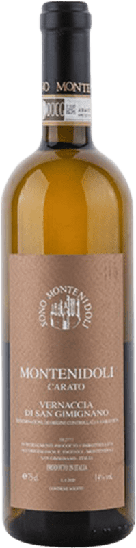 37,95 € Бесплатная доставка | Белое вино Montenidoli Carato D.O.C.G. Vernaccia di San Gimignano Тоскана Италия Vernaccia бутылка 75 cl