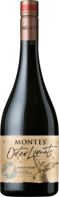 39,95 € 免费送货 | 红酒 Montes Outer Limits I.G. Valle Central 中央谷地 智利 Pinot Black 瓶子 75 cl