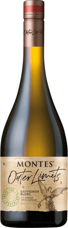 25,95 € Envio grátis | Vinho branco Montes Outer Limits I.G. Valle Central Vale Central Chile Sauvignon Branca Garrafa 75 cl