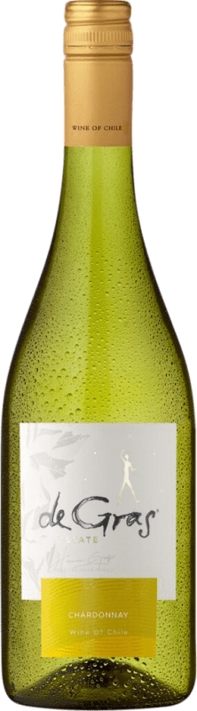 5,95 € Kostenloser Versand | Weißwein MontGras San José De Gras I.G. Valle Central Zentrales Tal Chile Chardonnay Flasche 75 cl