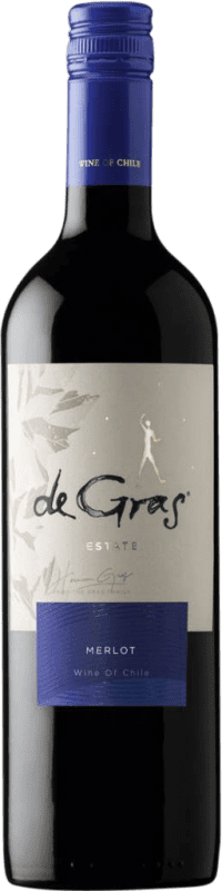 10,95 € Kostenloser Versand | Rotwein MontGras San José De Gras I.G. Valle Central Zentrales Tal Chile Merlot 75 cl