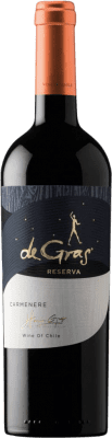 10,95 € Envio grátis | Vinho Tinto MontGras San José De Gras Reserva I.G. Valle Central Vale Central Chile Carmenère 75 cl