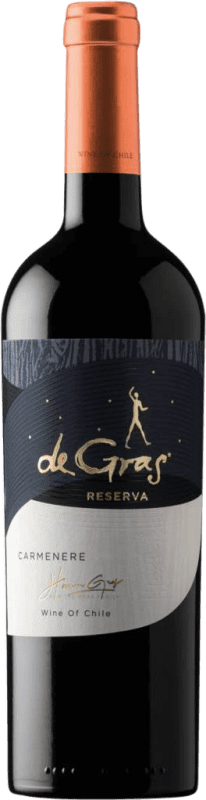 9,95 € 免费送货 | 红酒 MontGras San José De Gras 预订 I.G. Valle Central 中央谷地 智利 Carmenère 瓶子 75 cl