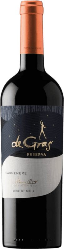 10,95 € Kostenloser Versand | Rotwein MontGras San José De Gras Reserve — Gereift I.G. Valle Central Zentrales Tal Chile Carmenère 75 cl