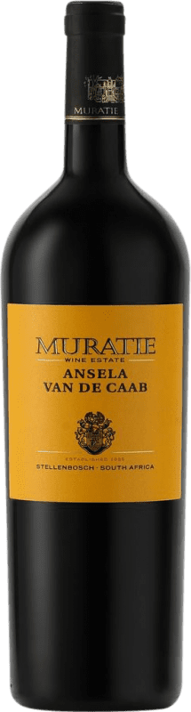 71,95 € Бесплатная доставка | Красное вино Muratie Estate Ansela Van de Caab I.G. Stellenbosch Стелленбош Южная Африка Merlot — Мерло, Cabernet Sauvignon — Каберне Совиньон, Cabernet Franc — Каберне Фран Бутылка Магнум 1,5 L