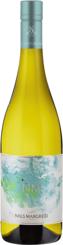 15,95 € Kostenloser Versand | Weißwein Nals Margreid NM Chardonnay Sauvignon Cuvée I.G.T. Vigneti delle Dolomiti Tirol del Sur Italien Nebbiolo, Chardonnay Flasche 75 cl