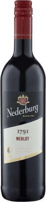 7,95 € Бесплатная доставка | Красное вино Nederburg 1791 W.O. Western Cape Western Cape South Coast Южная Африка Merlot бутылка 75 cl