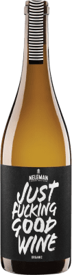 13,95 € Бесплатная доставка | Белое вино Neleman Just Fucking Good Wine Blanco D.O. Valencia Сообщество Валенсии Испания Nebbiolo, Chardonnay, Sauvignon White, Verdil бутылка 75 cl