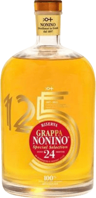 143,95 € Spedizione Gratuita | Grappa Nonino Vendemmia Special Selection Barrique Gereift Riserva D.O.C. Friuli Friuli-Venezia Giulia Italia 125 Anni Bottiglia Speciale 2 L
