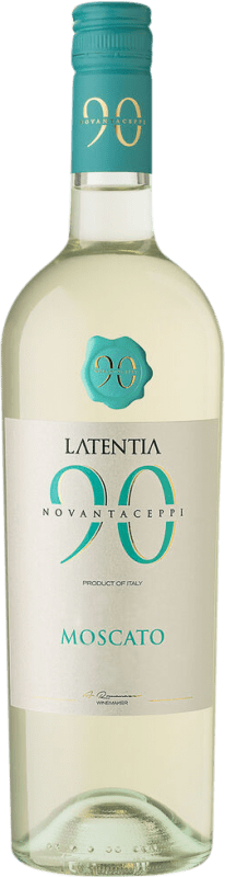 8,95 € Бесплатная доставка | Белое вино Novantaceppi I.G.T. Puglia Апулия Италия Muscat бутылка 75 cl