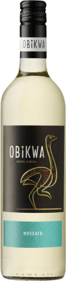 7,95 € Бесплатная доставка | Белое вино Obikwa W.O. Western Cape Western Cape South Coast Южная Африка Muscat бутылка 75 cl