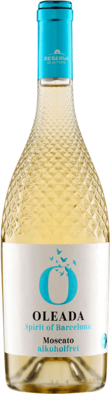 9,95 € Free Shipping | White wine Oleada Barcelona Castilla la Mancha Spain Muscat Bottle 75 cl Alcohol-Free