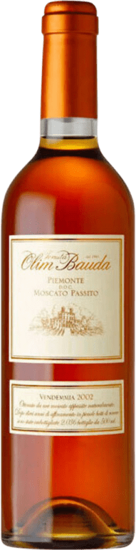 36,95 € Spedizione Gratuita | Vino Bianco Olim Bauda San Giovanni Passito D.O.C. Piedmont Piemonte Italia Moscato Mezza Bottiglia 37 cl