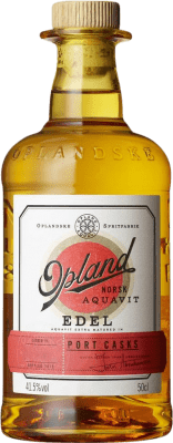 49,95 € 送料無料 | アクアヴィット Opland Edel Norwegian Port Cask Finish — カスクフィニッシュ ノルウェー ミディアムボトル 50 cl