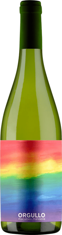 8,95 € Envío gratis | Vino blanco Orgullo Wine D.O. Bullas Región de Murcia España Macabeo Botella 75 cl