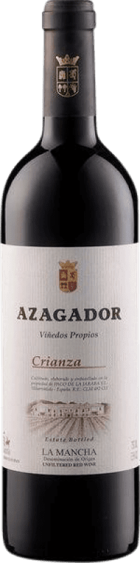 10,95 € Envoi gratuit | Vin rouge Pago de la Jaraba Azagador Crianza D.O. La Mancha Castilla La Mancha Espagne Tempranillo, Merlot, Cabernet Sauvignon Bouteille 75 cl