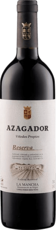 12,95 € Kostenloser Versand | Rotwein Pago de la Jaraba Azagador Reserve D.O. La Mancha Kastilien-La Mancha Spanien Tempranillo, Merlot, Cabernet Sauvignon Flasche 75 cl