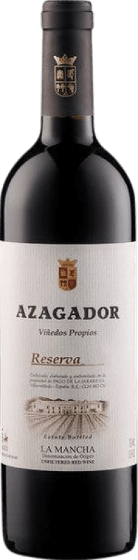 12,95 € Envoi gratuit | Vin rouge Pago de la Jaraba Azagador Réserve D.O. La Mancha Castilla La Mancha Espagne Tempranillo, Merlot, Cabernet Sauvignon Bouteille 75 cl
