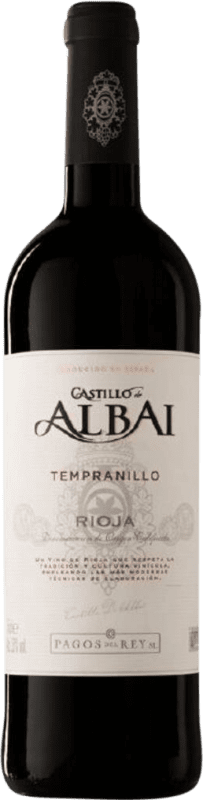 8,95 € Free Shipping | Red wine Pagos del Rey Castillo de Albai D.O.Ca. Rioja The Rioja Spain Tempranillo Bottle 75 cl