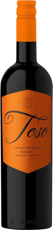 13,95 € Free Shipping | Red wine Pascual Toso I.G. Mendoza Mendoza Argentina Malbec Bottle 75 cl