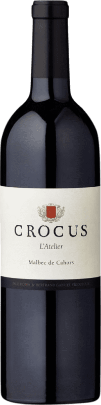 33,95 € Envío gratis | Vino Tinto Paul Bertrand Crocus l'Atelier I.G.P. Vin de Pays Languedoc Languedoc-Roussillon Francia Malbec 75 cl