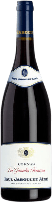 54,95 € Free Shipping | Red wine Paul Jaboulet Aîné Les Grandes Terrasses A.O.C. Cornas Rhône France Syrah Bottle 75 cl
