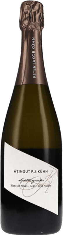 44,95 € Бесплатная доставка | Белое игристое Peter Jakob Kühn Blanc de Noirs Sekt Природа Брута Q.b.A. Rheingau Rheingau Германия Pinot Black бутылка 75 cl