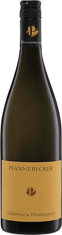 12,95 € Бесплатная доставка | Белое вино Pfannebecker Chardonnay Weissburgunder сухой Q.b.A. Rheinhessen Rheinhessen Германия Chardonnay, Pinot White бутылка 75 cl