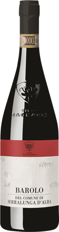 43,95 € Spedizione Gratuita | Vino rosso Pico Maccario Serralunga D.O.C.G. Barolo Piemonte Italia Nebbiolo Bottiglia 75 cl