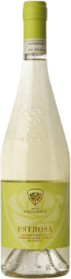15,95 € Envío gratis | Vino Blanco Pico Maccario Estrosa D.O.C. Monferrato Piemonte Italia Viognier 75 cl