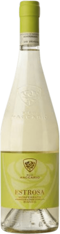 15,95 € 免费送货 | 白酒 Pico Maccario Estrosa Bianco D.O.C. Monferrato 皮埃蒙特 意大利 Viognier 瓶子 75 cl