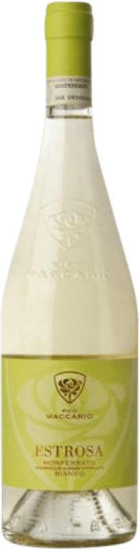 15,95 € Spedizione Gratuita | Vino bianco Pico Maccario Estrosa Bianco D.O.C. Monferrato Piemonte Italia Viognier Bottiglia 75 cl
